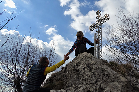 Anello Filaressa-Costone-Corna Bianca dal Monte di Nese via Salmezza il 19 marzo 2019 - FOTOGALLERY